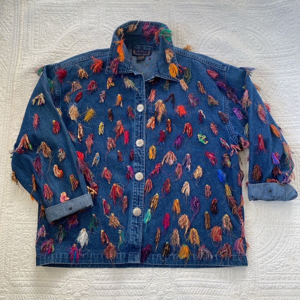 Crazy Jean Tassel Shacket